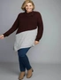 Sara Merino Colour Block Sweater, hi-res