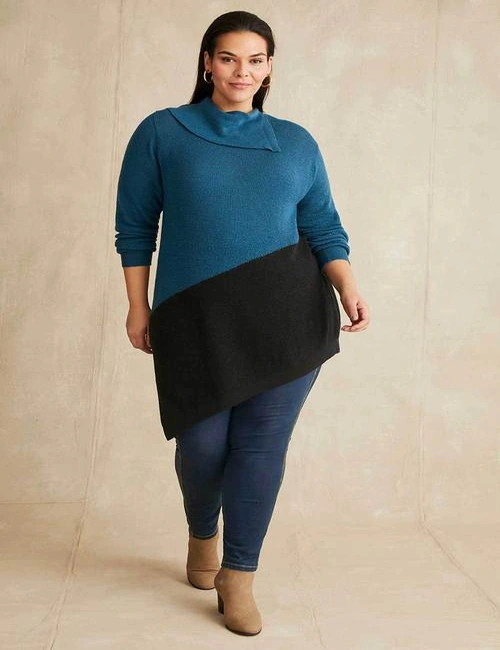 Sara Merino Colour Block Sweater, hi-res image number null