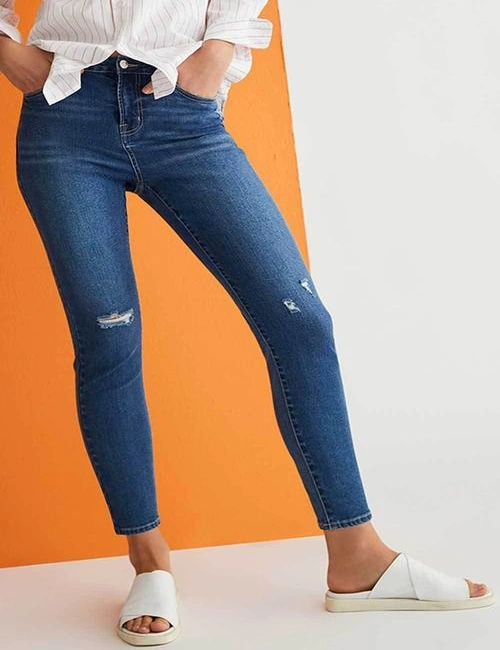 Emerge Distressed Vintage Slim Jean, hi-res image number null