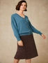 Grace Hill Cord Skirt, hi-res