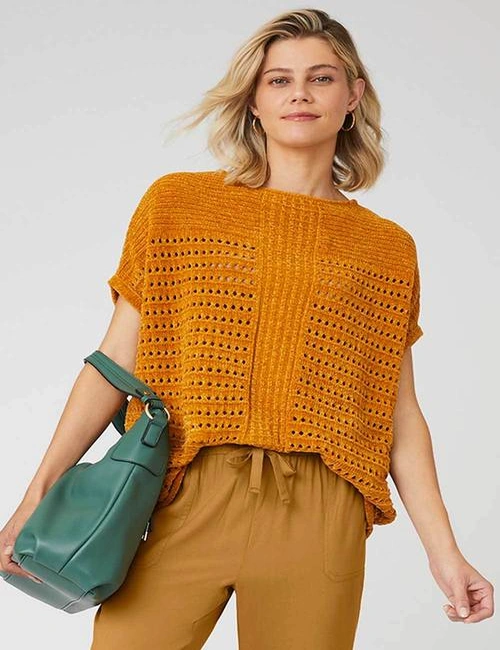Capture Chenille Poncho Top, hi-res image number null