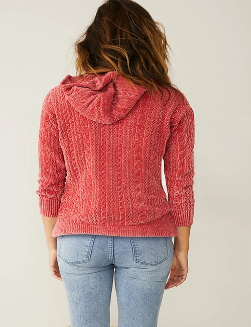 Capture Chenille Hooded Sweater, hi-res image number null