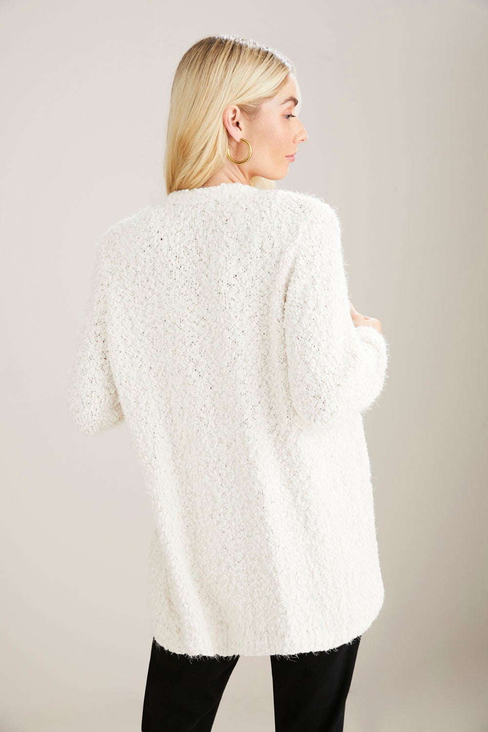 Fuzzy hotsell eyelash cardigan