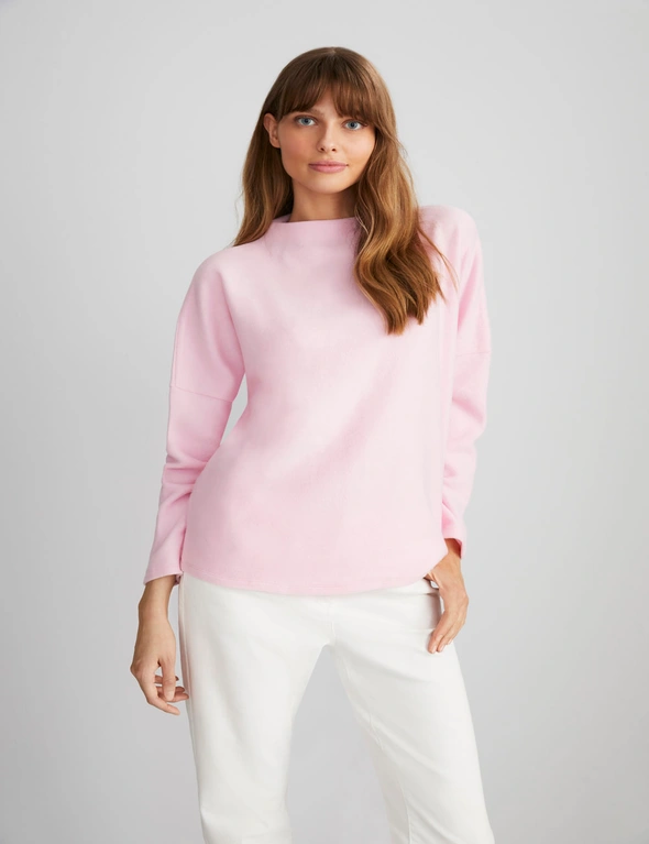 Capture Soft Touch Funnel Neck Top, hi-res image number null