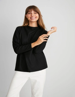 Capture Soft Touch Funnel Neck Top