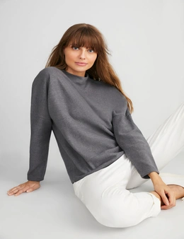 Capture Soft Touch Funnel Neck Top