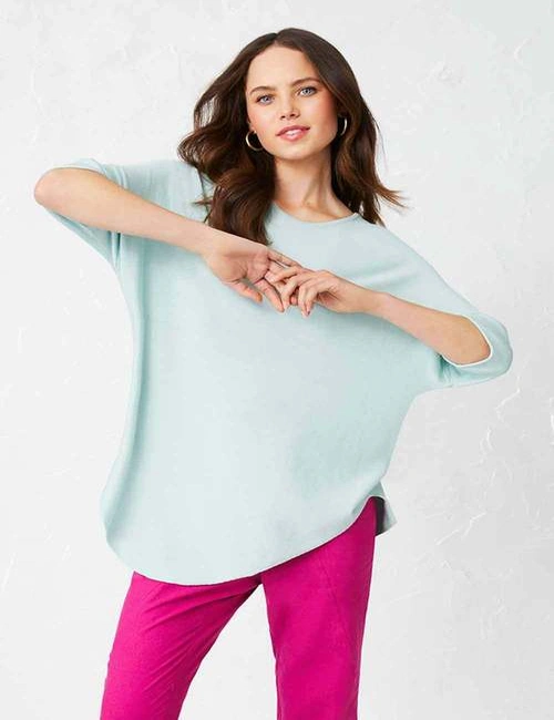Emerge Elbow Sleeve Oversize Pullover, hi-res image number null