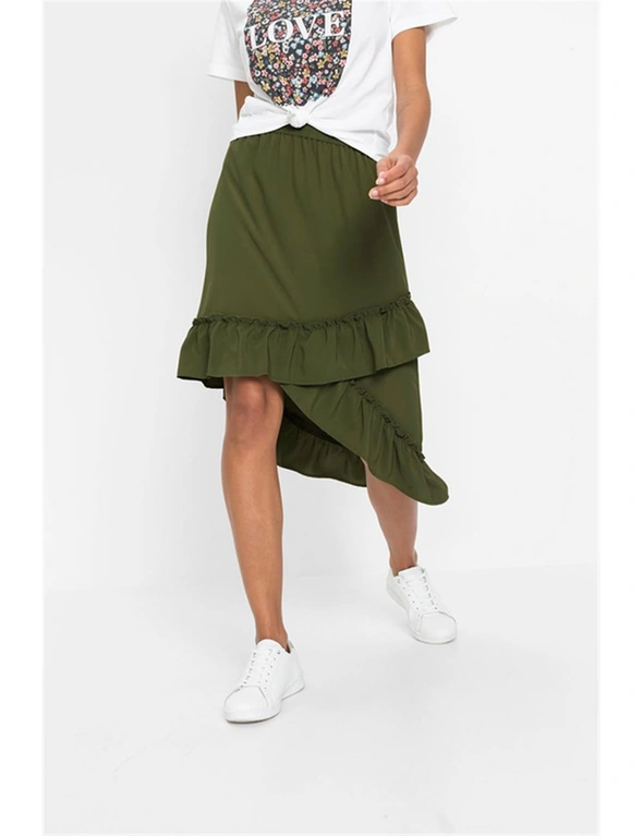 Urban Ruffle Midi Skirt, hi-res image number null