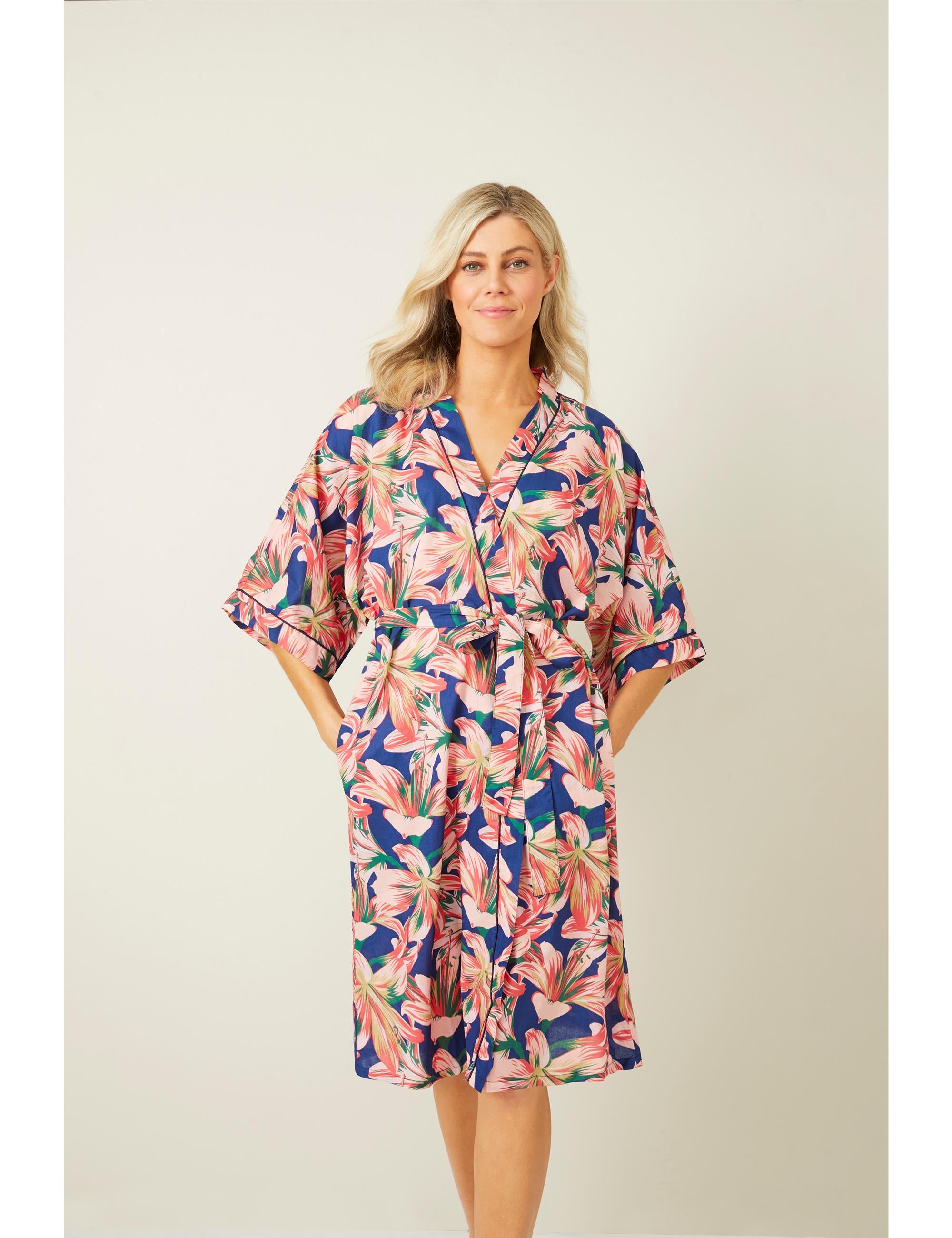 Mia Lucce Cotton Kimono Robe | Ezibuy Australia