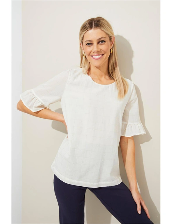 Capture Frill Sleeve Top, hi-res image number null