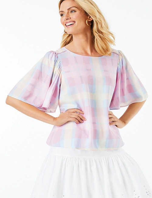 Capture Butterfly Sleeve Top, hi-res image number null