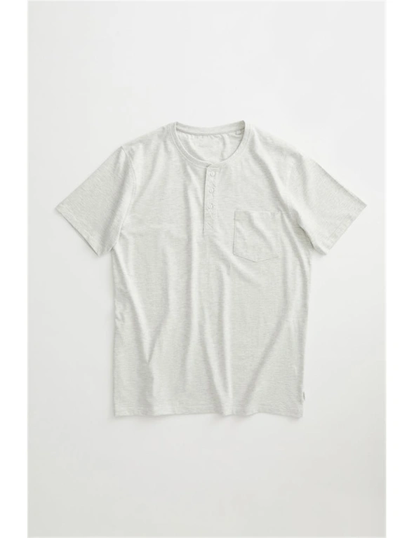 Southcape Short Sleeve Henley Tee, hi-res image number null