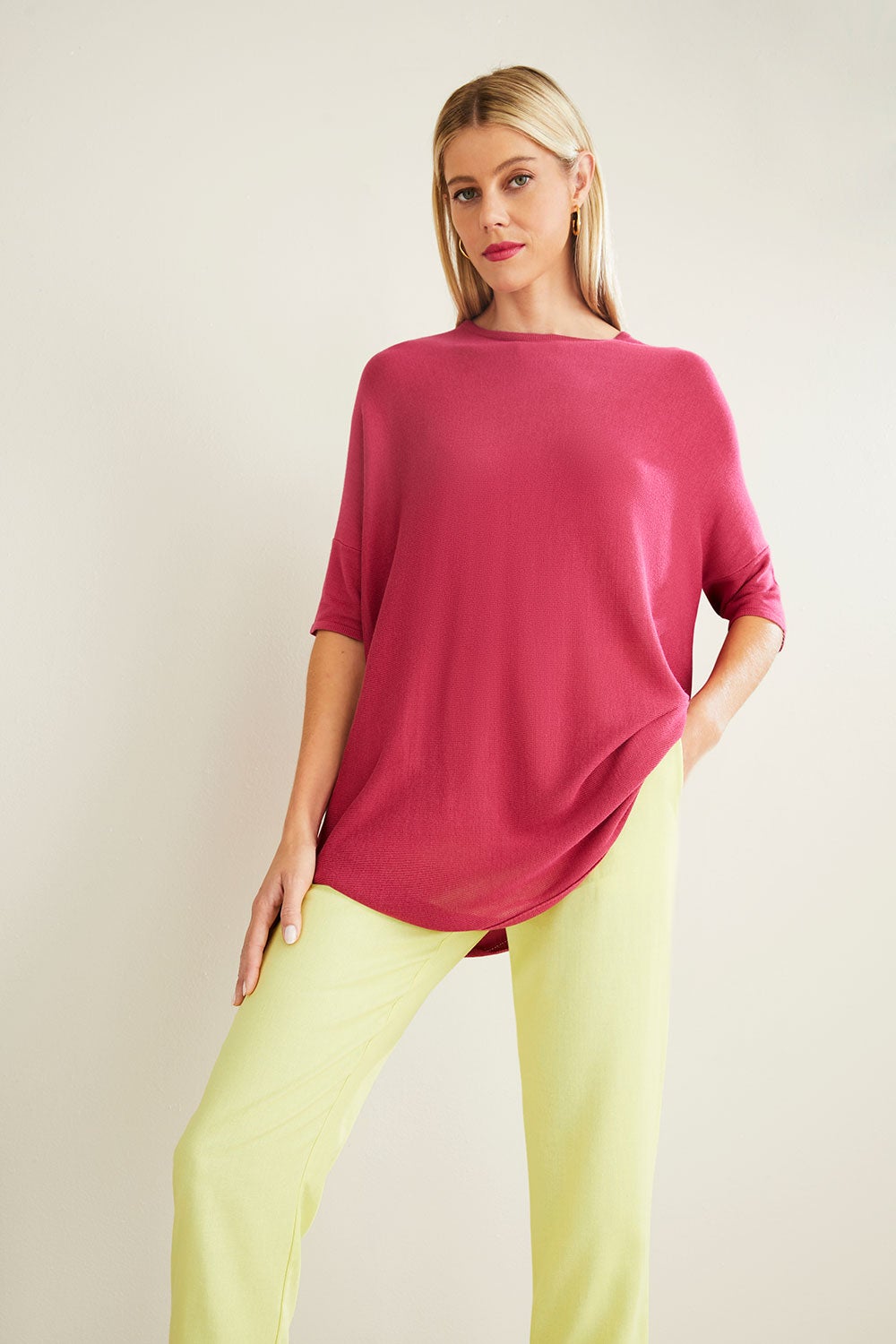 Emerge Elbow Sleeve Oversize Pullover | EziBuy NZ