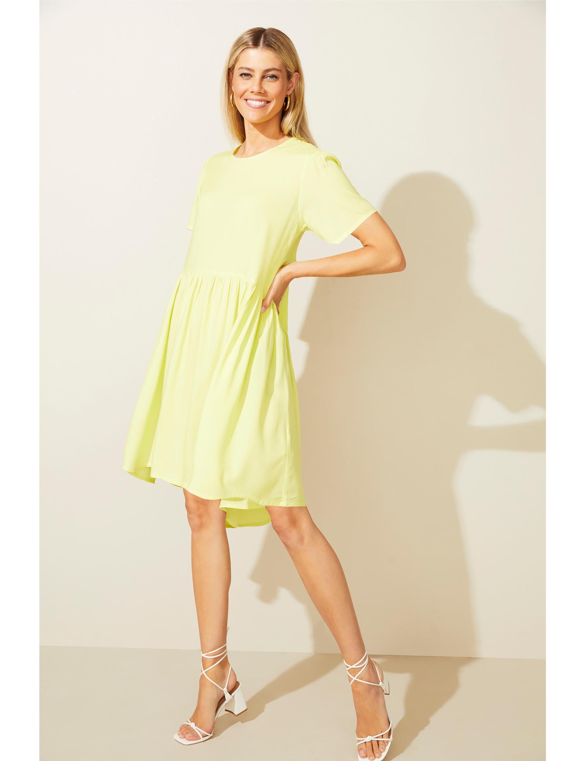 Emerge Gathered Waist Dress | EziBuy NZ