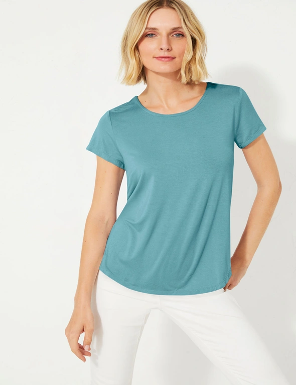Capture Pleat Back Tee, hi-res image number null