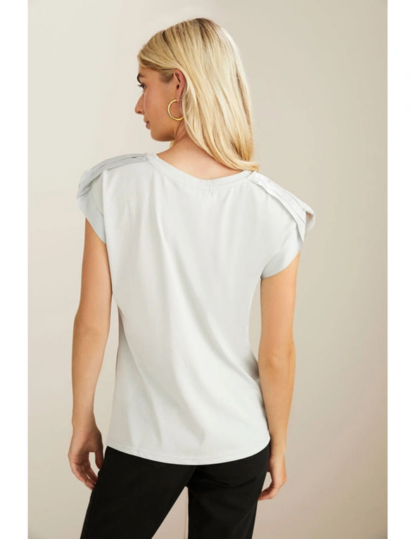 Heine Cuffed Short Sleeve Top, hi-res image number null
