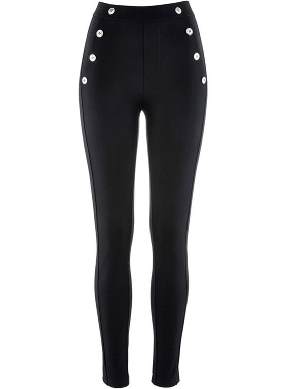 Heine Legging with Button Detail, hi-res image number null