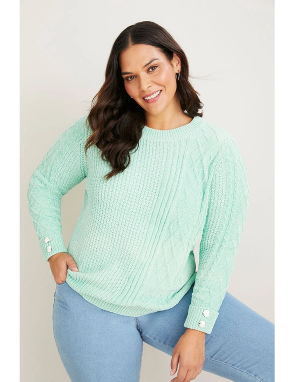 Sara Cable Chenille Jumper, hi-res image number null