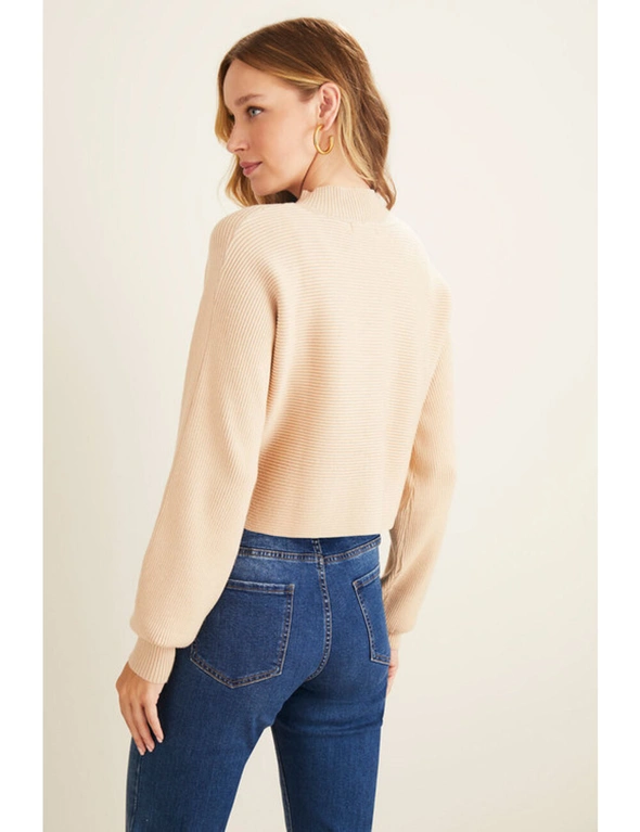 Urban Ribbed High Neck Sweater, hi-res image number null
