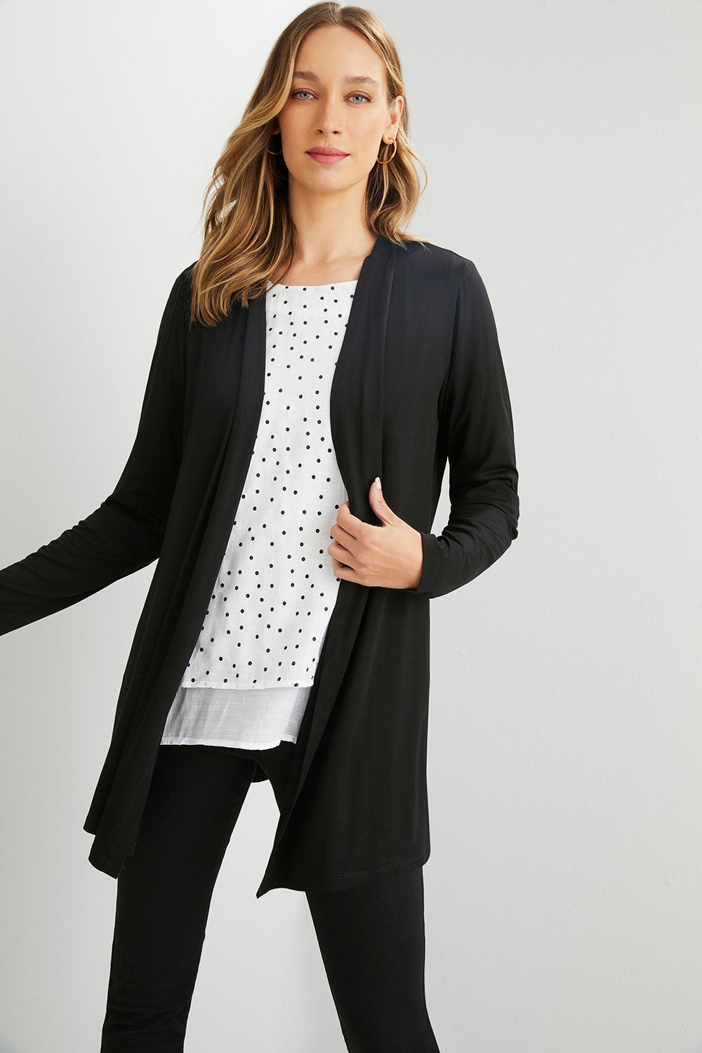 Open front hotsell jersey cardigan