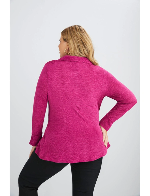 Sara Twist Button Front Knit Top, hi-res image number null