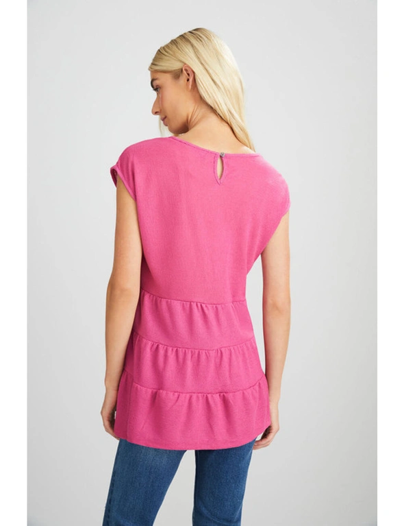 Emerge Extended Sleeve Tiered Swing Top, hi-res image number null