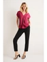 Capture Extended Sleeve Pleat Front Top, hi-res