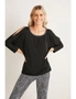 Capture Long Sleeve Top With Chain Trim Detail, hi-res