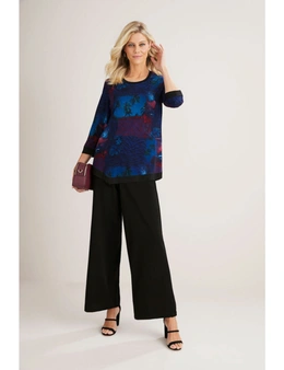 Grace Hill Hotfix Abstract Knit Top