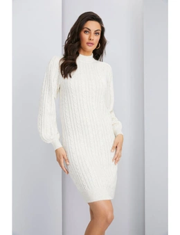Capture Long Sleeve Cable Dress