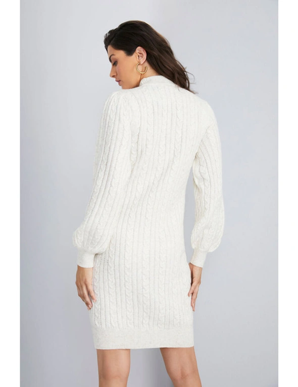 Capture Long Sleeve Cable Dress, hi-res image number null