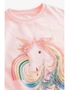 Pink Sequin Unicorn Long Sleeve Top, hi-res