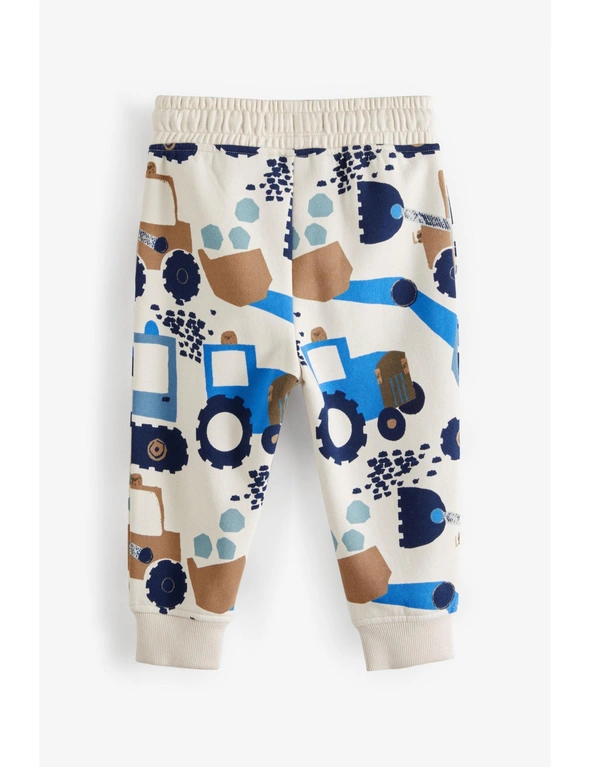 White/Blue Digger Jersey Joggers, hi-res image number null