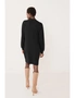 Black Super Soft Lightweight Long Sleeve Jumper Dress, hi-res