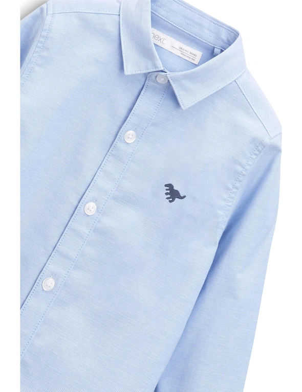 Blue Long Sleeve Oxford Shirt, hi-res image number null