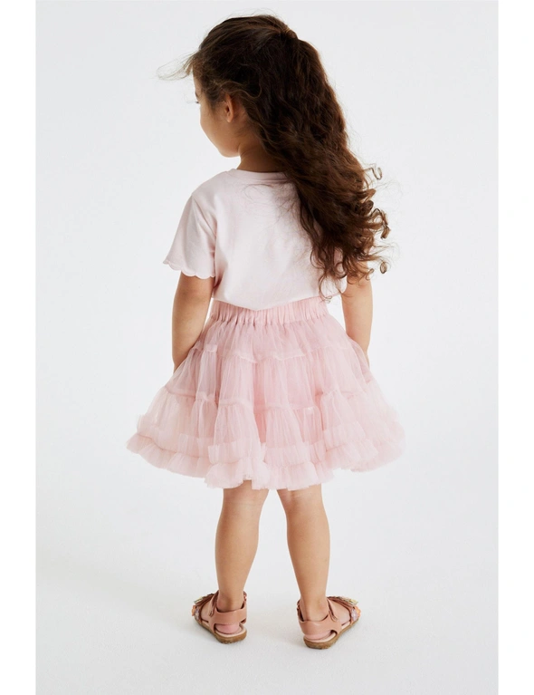 Pale Pink Ruffle Tutu Skirt, hi-res image number null
