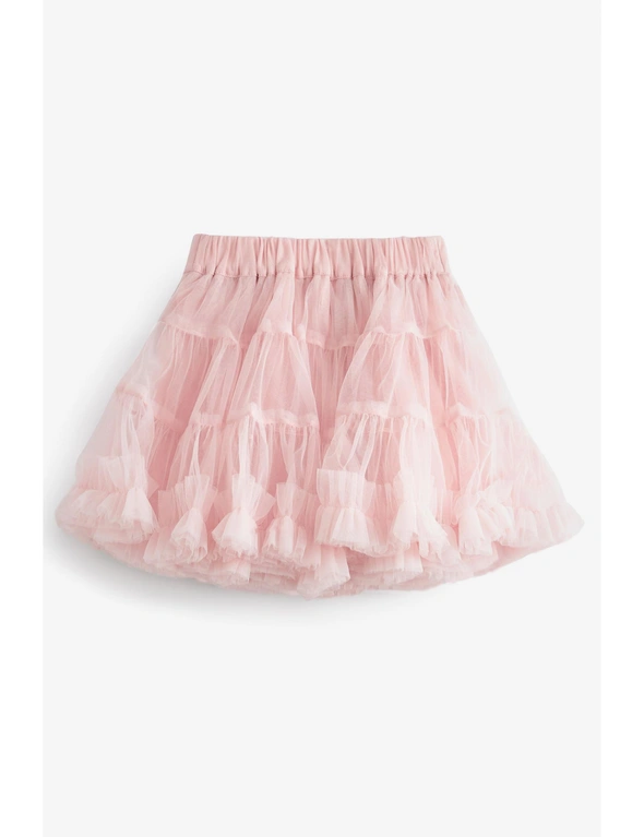 Pale Pink Ruffle Tutu Skirt, hi-res image number null