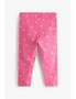 Bright Pink Ladybird Embroidered Leggings, hi-res