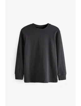 Black Long Sleeve Cosy T-Shirt