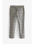 Neutral Formal Check Trousers, hi-res