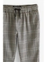Neutral Formal Check Trousers, hi-res