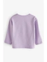 Lilac Purple Long Sleeve Cotton T-Shirt, hi-res