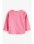 Pink Long Sleeve Cotton T-Shirt, hi-res