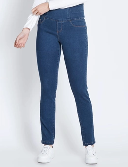Katies Full Length Skinny Shape And Curve Denim Jeans