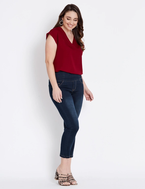 Katies 7/8 Skinny Shape And Curve Denim Jeans, hi-res image number null