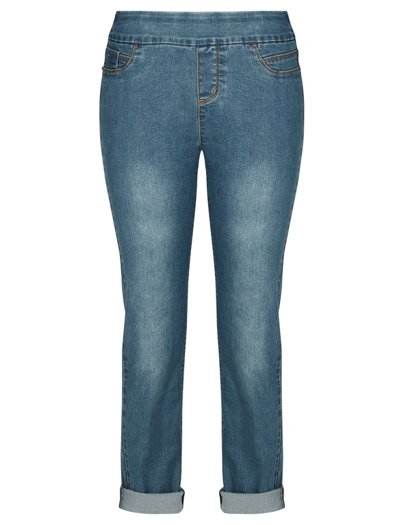 Katies Regular Straight Leg Ultimate Full Length Denim Jeans, hi-res image number null