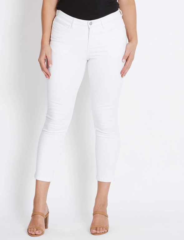 Katies Fly Front 7/8th Slim Jean, hi-res image number null