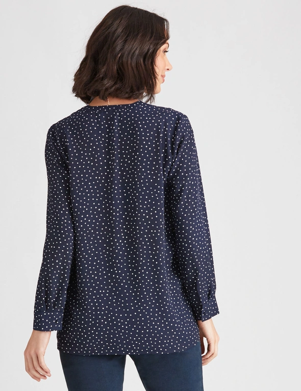 Katies Long Sleeve Button Through Shirt, hi-res image number null