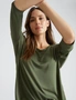 Katies 3/4 Sleeve Visc Elast T-Shirt, hi-res