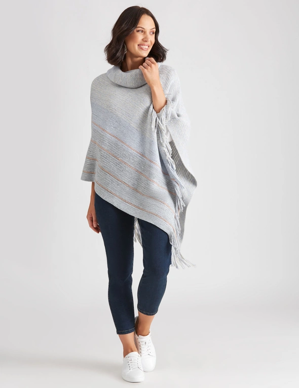 Katies Roll Neck Poncho, hi-res image number null